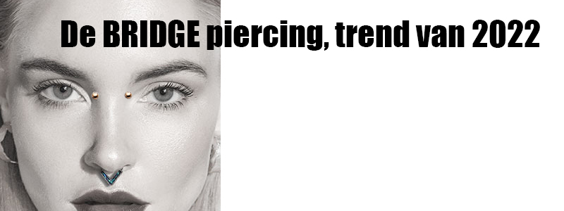 De BRIDGE piercing, trend van 2022 De BRIDGE piercing, trend van 2022