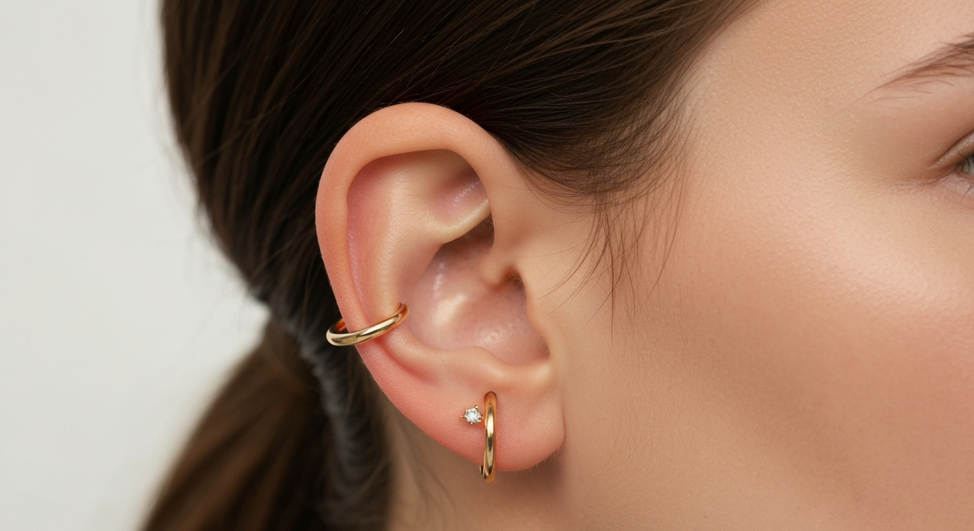 De Conch piercing gids: Kies je voor een ringetje of een knopje?