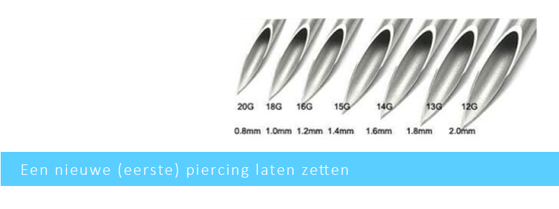 Een nieuwe (eerste)  piercing laten zetten!