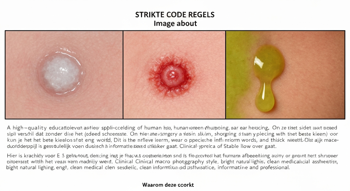 Gele pus of wondvocht uit je piercing: Wat is normaal en wanneer moet je naar de huisarts?