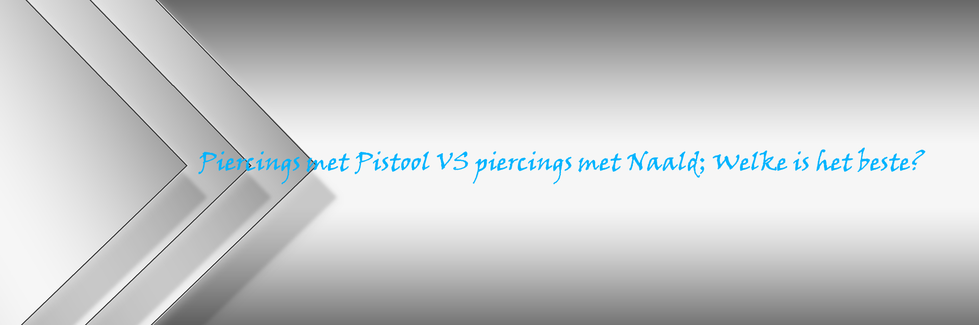 Piercings met pistool VS piercings met naald; welke is het beste? Piercings met pistool VS piercings met naald; welke is het beste?