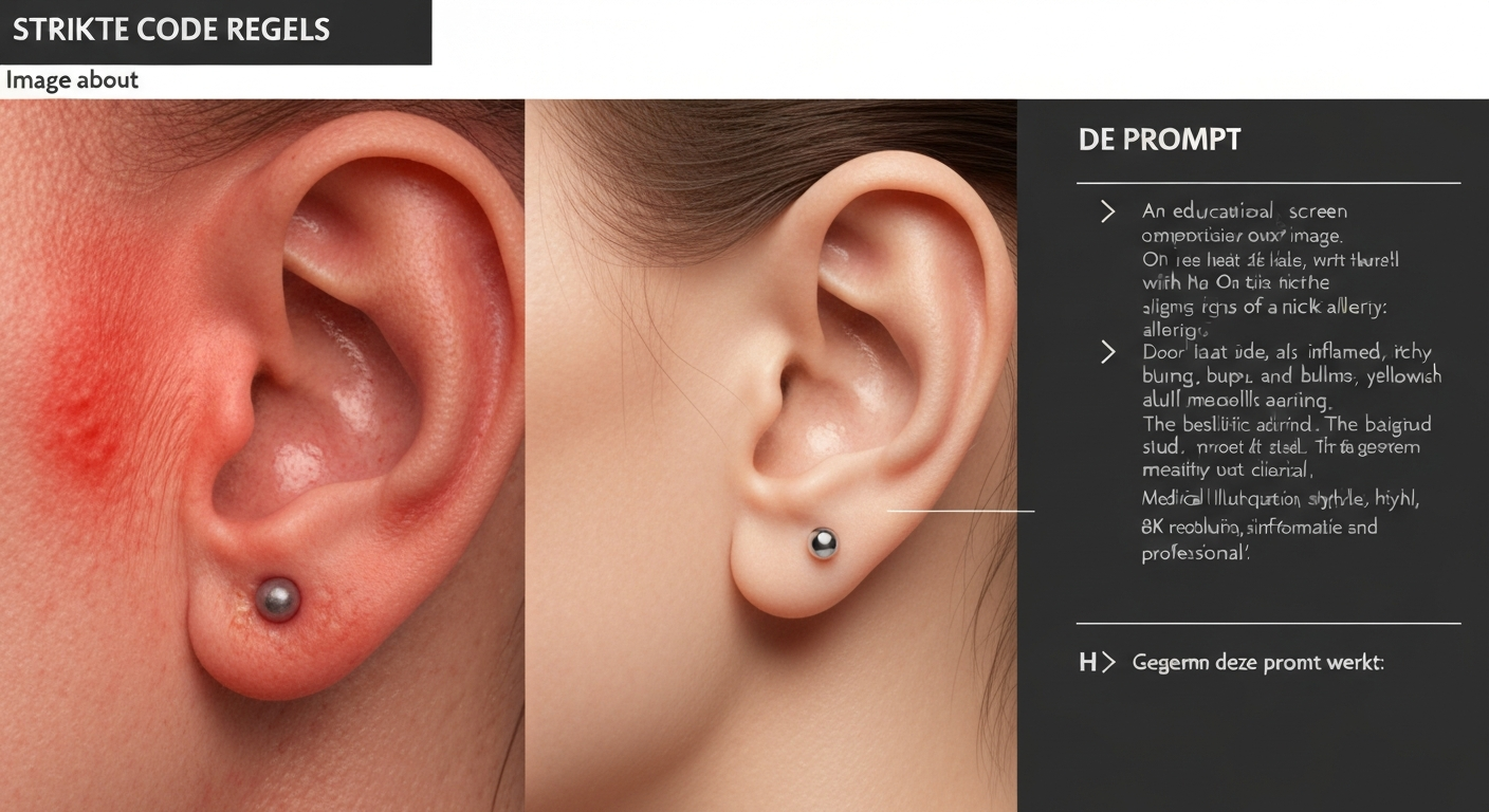 Hoe herken je een nikkelallergie bij je piercings en wat kun je eraan doen?