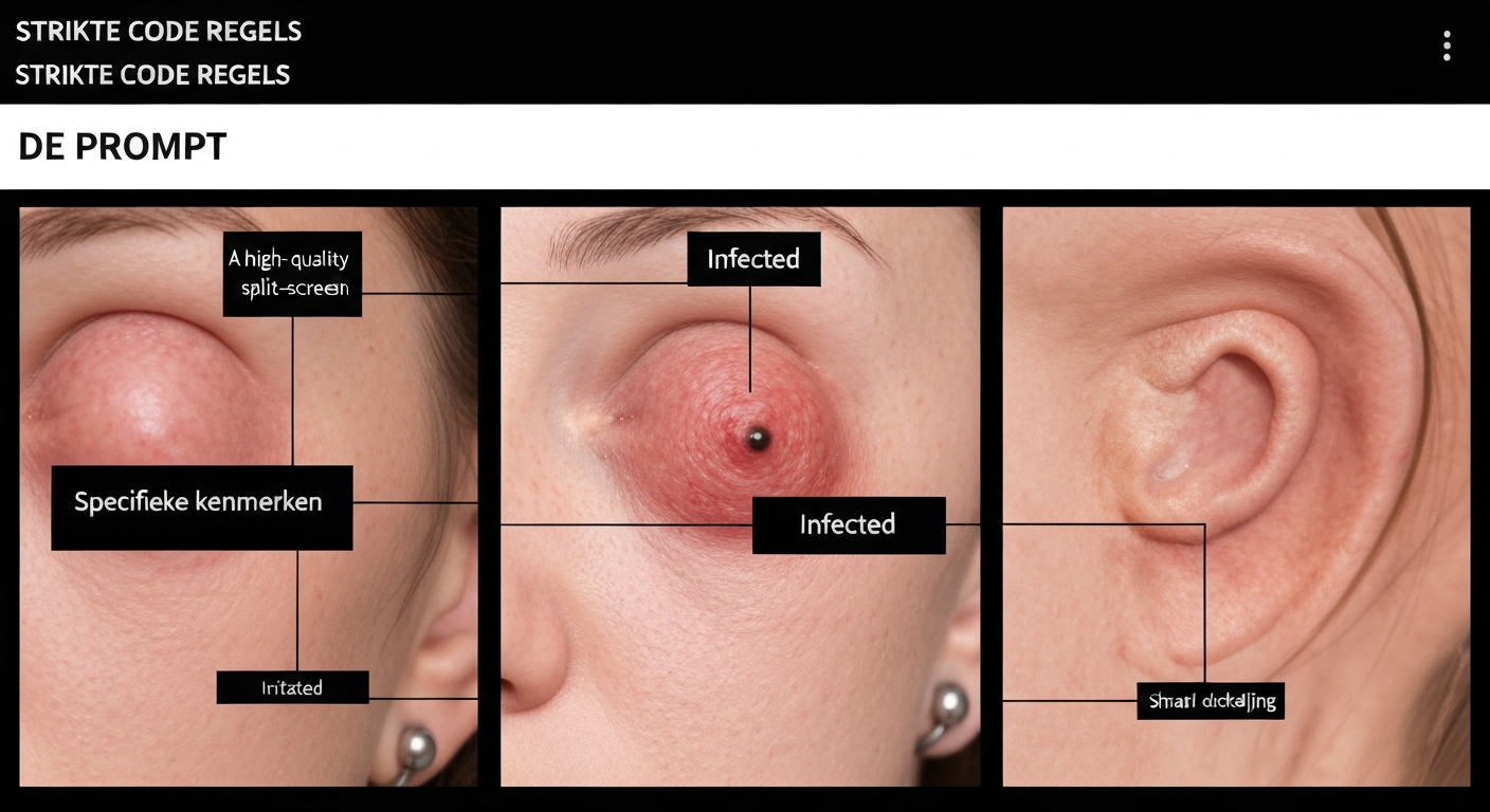 Is mijn piercing ontstoken of gewoon ge&iuml;rriteerd? Zo herken je het verschil