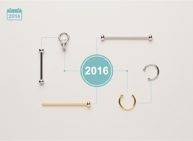 Jaaroverzicht meest opvallendste piercings van het jaar 2016