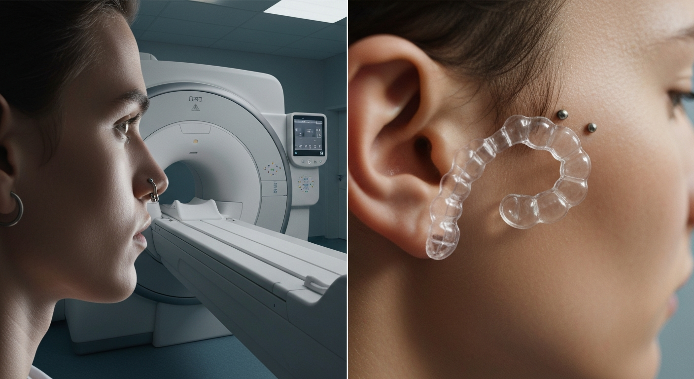 MRI-scan of operatie met piercings: Moeten ze er allemaal uit en wat zijn de opties?