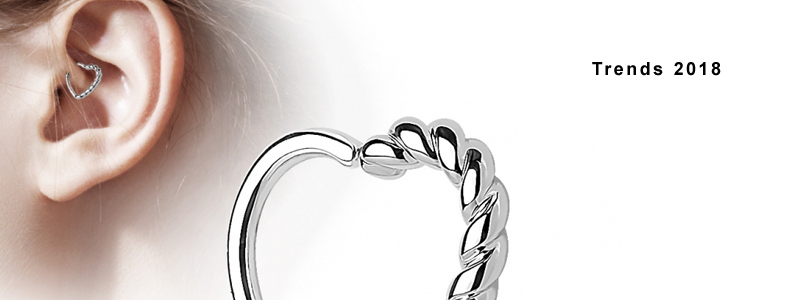 Oorpiercings opnieuw de trend van 2018 Oorpiercings opnieuw de trend van 2018