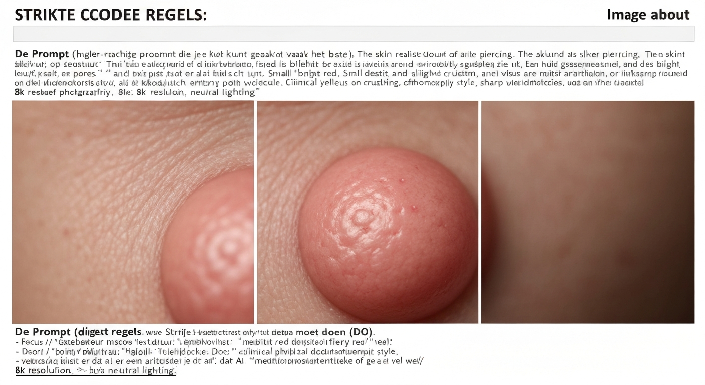 Piercing ontstoken? Dit moet je direct doen (en wat je absoluut moet vermijden)