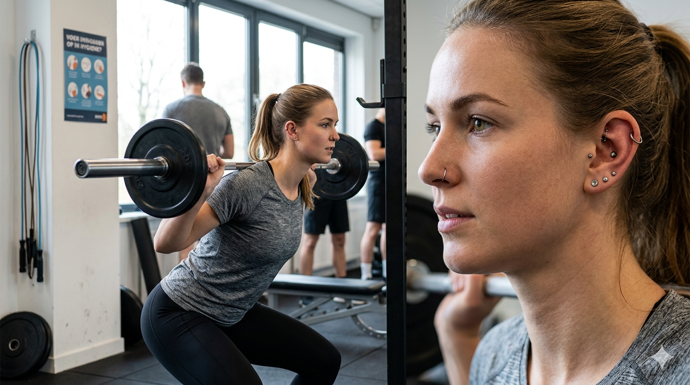 Piercings en sporten: zo voorkom je irritatie en schade aan je sieraad tijdens een workout