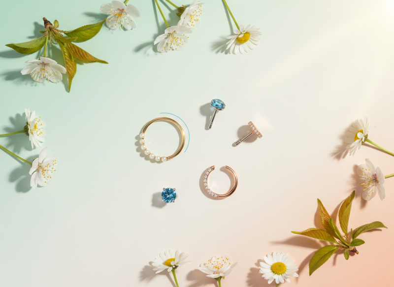 Piercings tijdens de lente