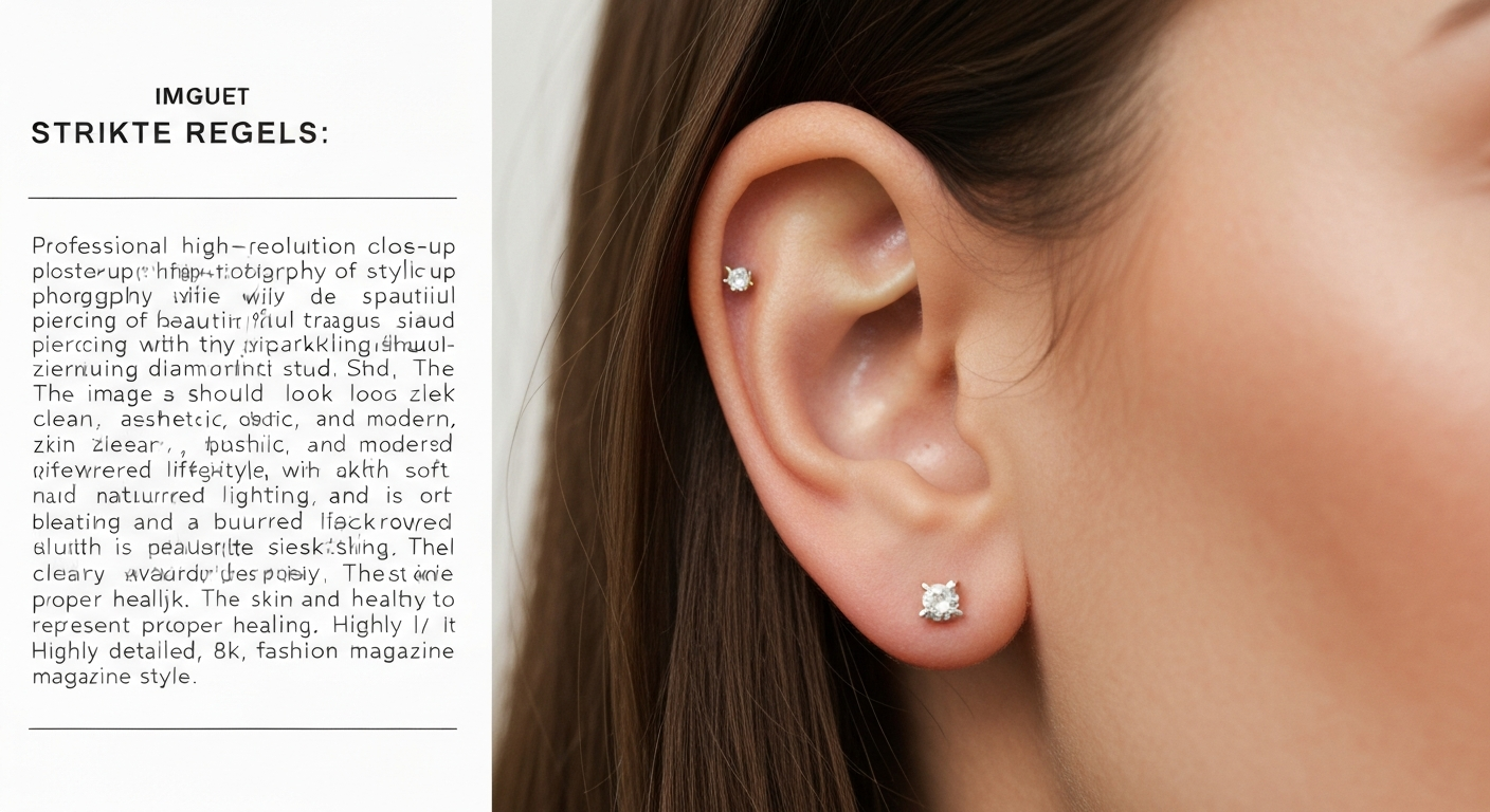 Tragus piercing: Alles over de pijn, genezing en de leukste sieraden