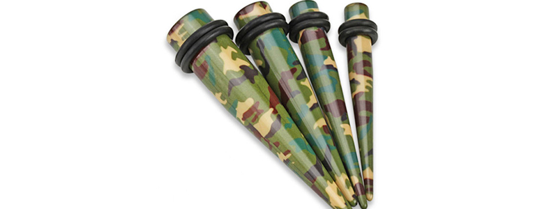 Oprekken of stretchen met behulp van tapers Oprekken of stretchen met behulp van tapers