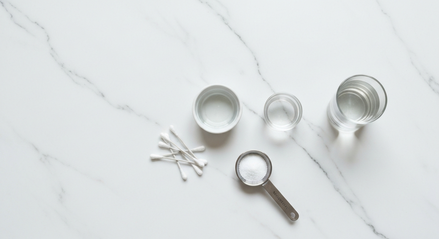 Zelf een zoutoplossing maken voor je piercing: H&eacute;t recept en stappenplan