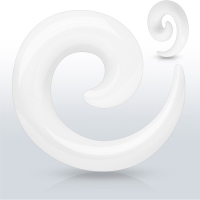 3 mm Spirale weiß