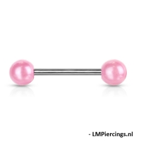 Piercing Perle rosa Acryl