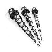 3 mm Totenkopf-Taper aus Acryl