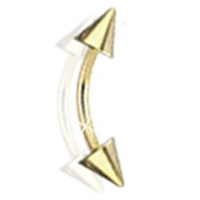 Piercing Spikes vergoldet