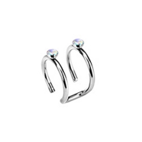 Fake Helix Piercing mehrfarbig