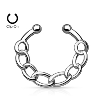 FAKE Piercing Halskette
