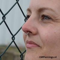 FAKE piercing ketting