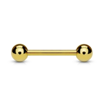 Piercing vergoldete Basis 14 mm