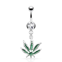 Unkrautpflanze für Bauchnabelpiercings