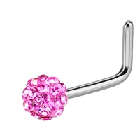 Nasenpiercing Ferido rosa