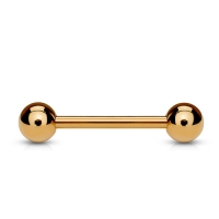 Piercing vergoldet Rose 12 mm