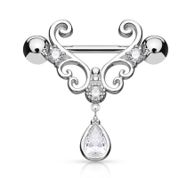 Brustwarzenpiercing Tropfenanhänger