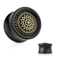 8mm Double-Flared Plug Tribal Sonnenschutz
