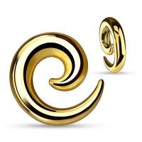 3 mm Kegelspirale vergoldet