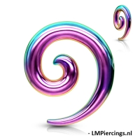 3 mm konische Spirale, Regenbogenfarbe