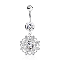 Bauchnabelpiercing Anhänger Vintage Mandala