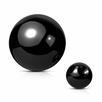 Kugel 4 mm schwarz 1,6 Drahtstärke