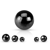 Balletje 4 mm zwart 1.6 draaddikte