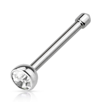 Nasenpiercing weiß