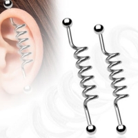 Industrial Piercing Spirale lang