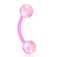 Piercing Glitzer Pink