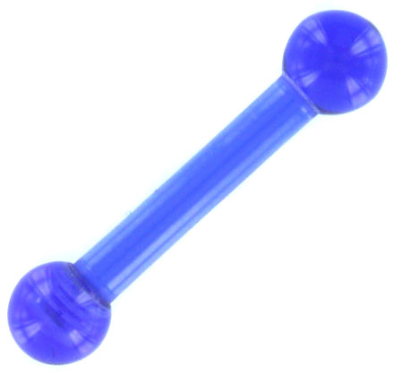 Acryl Barbell Blau 3x16 MM