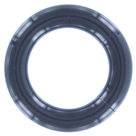 Acryl Smooth Segment Ring Zwart 6x16 MM