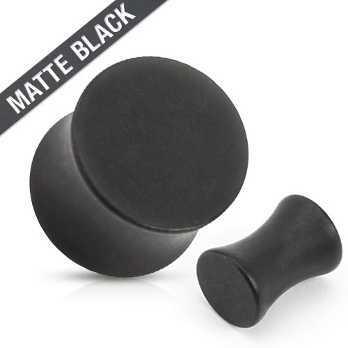 Mattschwarzer Stahlstecker - 4 mm