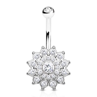 Piercing Dahlie weiß