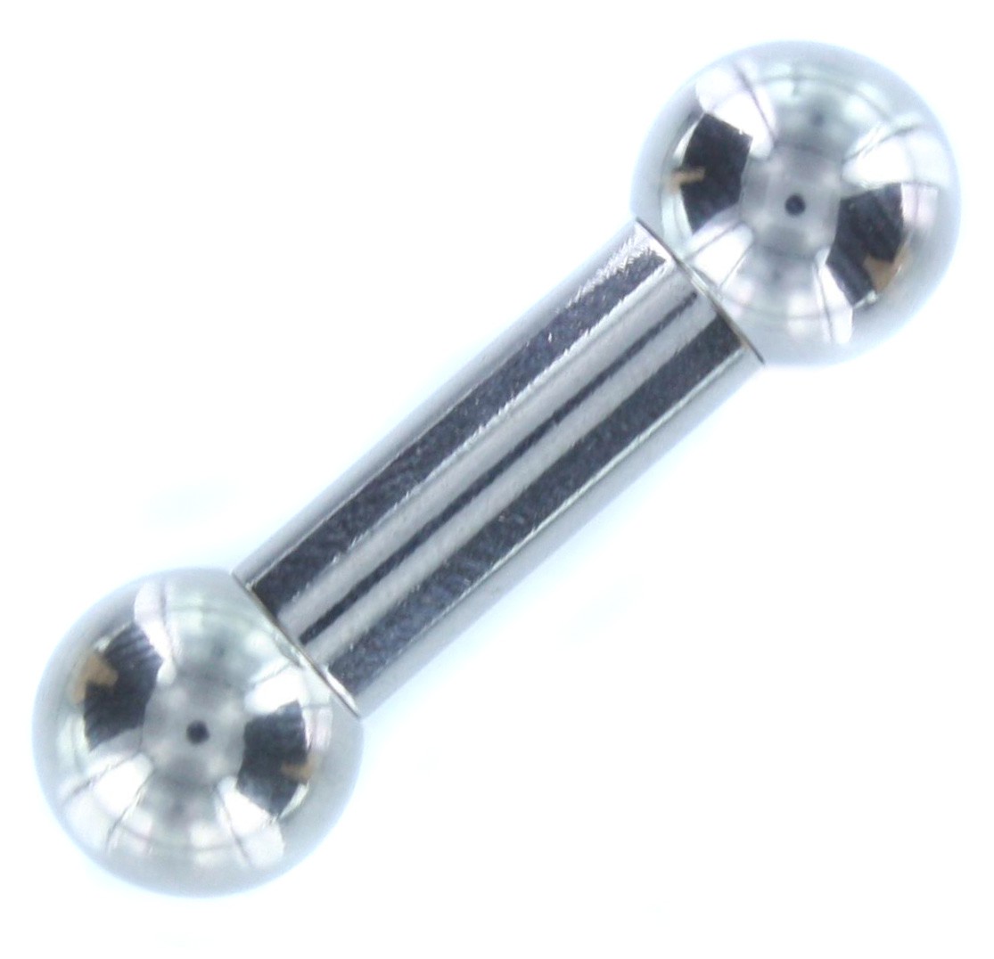 Chirurgisch Stalen Barbell 8 x 12 x 12 mm
