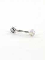 Piercing met ferido multi crystal met Epoxy multi kleur