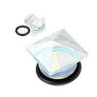10 mm Einzelner ausgestellter Steinpyramide Opalit