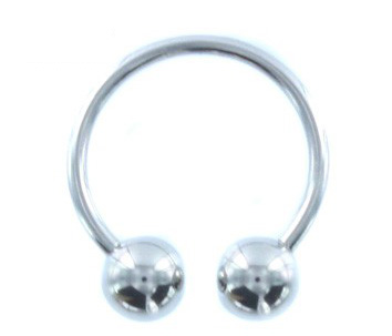 Horseshoe rond 1.2 x 8 x 3 mm
