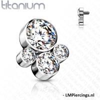 Dermal Titan Top Pfotenabdruck weiß 1,6mm