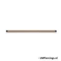 Gerader Stab 8 mm / 1,2 mm Drahtstärke roségoldfarben