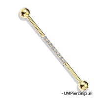 Industrial Piercing CNC Set vergoldet