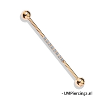 Industrial Piercing CNC Setrose rosévergoldet