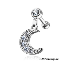 Piercinganhänger mit Mond